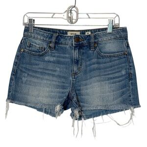 Miss Me Women's Blue Denim Boyfriend Shorts size 25